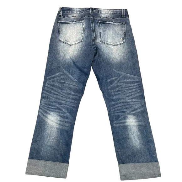 Indigo Rein Cropped Jeans Size 7 - Picture 8 of 8